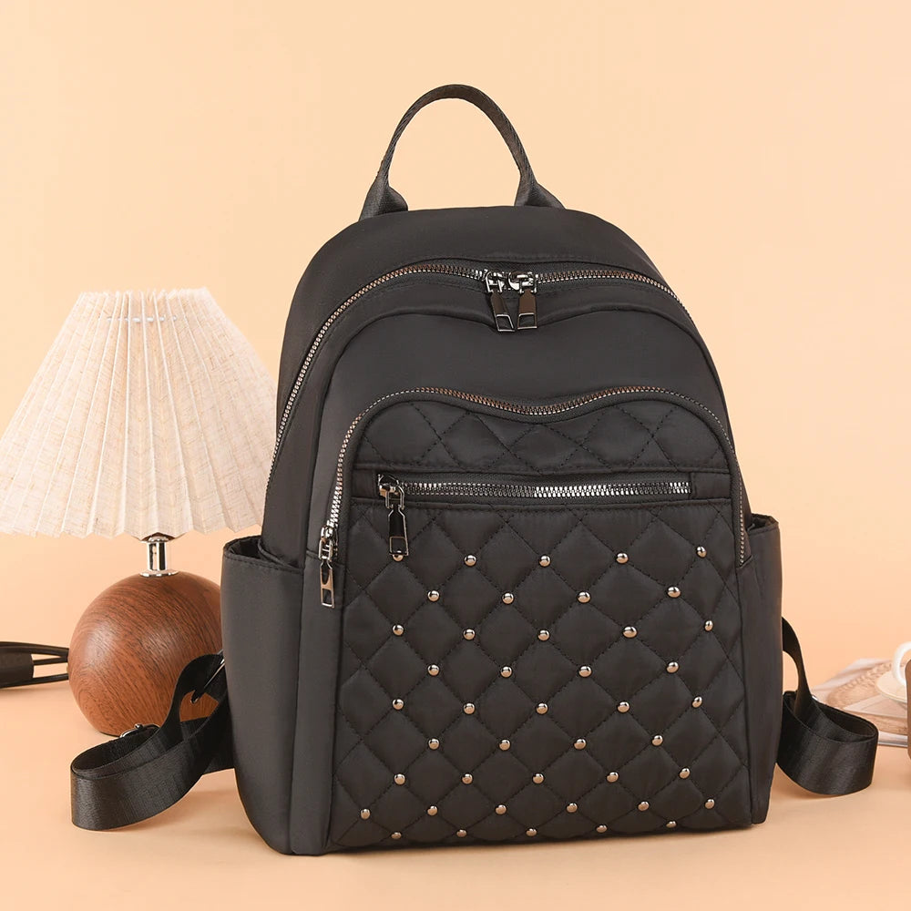 Tejesa Multi Pocket Backpack Revit Design Girls Shopping Backpack