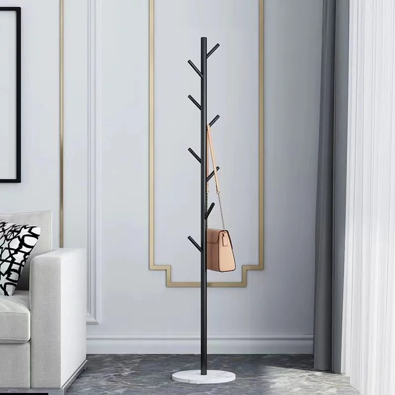 Luxury Coat Rack Floor Standing Clothes Hanger 8 Hooks Multifunction Storage Hat Organizer Handbags Home Accessories tree hanger