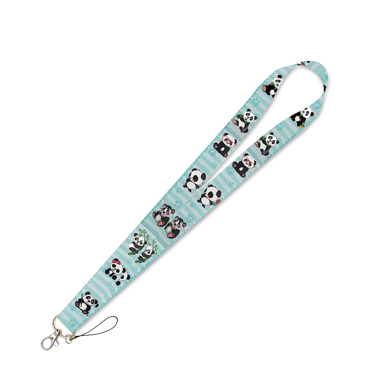 Tejesa 2pcs Beautiful Lanyard Keys Chain Badge Holder ID Credit Card Pass Hang Rope Lariat Mobile Phone Charm Accessories Gifts Wholesale