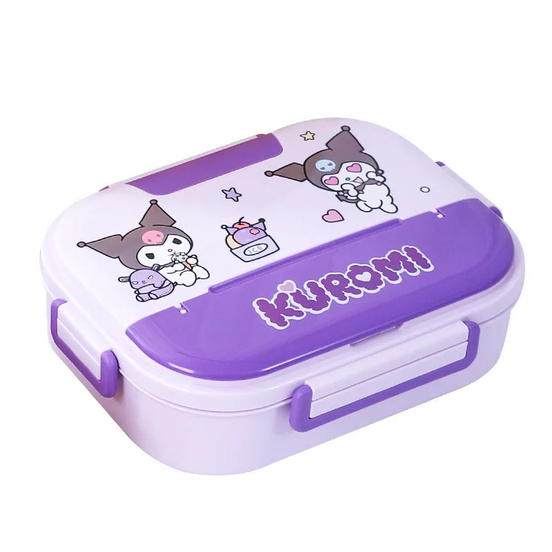 Hemasa Four Grids Five Grids Large Capacity Cartoon Anime Figure Cute Insulation