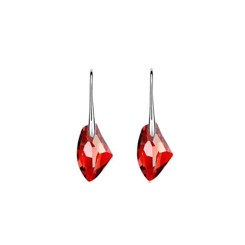 quality crystal ax dropshipping Earrings fashion Jewelry dropshipping chamr lover gift brand summer party birthday wedding girl