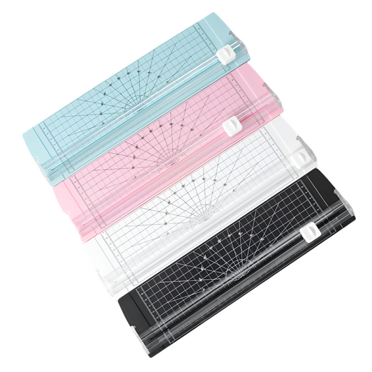 Hemasa 1PC A4 Paper Cutter Safety Protection And Side Ruler Scrapbooking Tool For Handmade Paper, Coupons, Labels