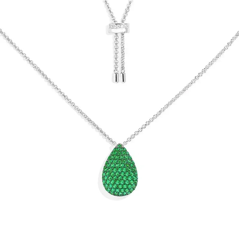 Tejesa 925 Silver December 2023 New Magenta Green Purple Diamond Earrings Necklace Bracelet Ring For Women Luxury Designer Jewelry