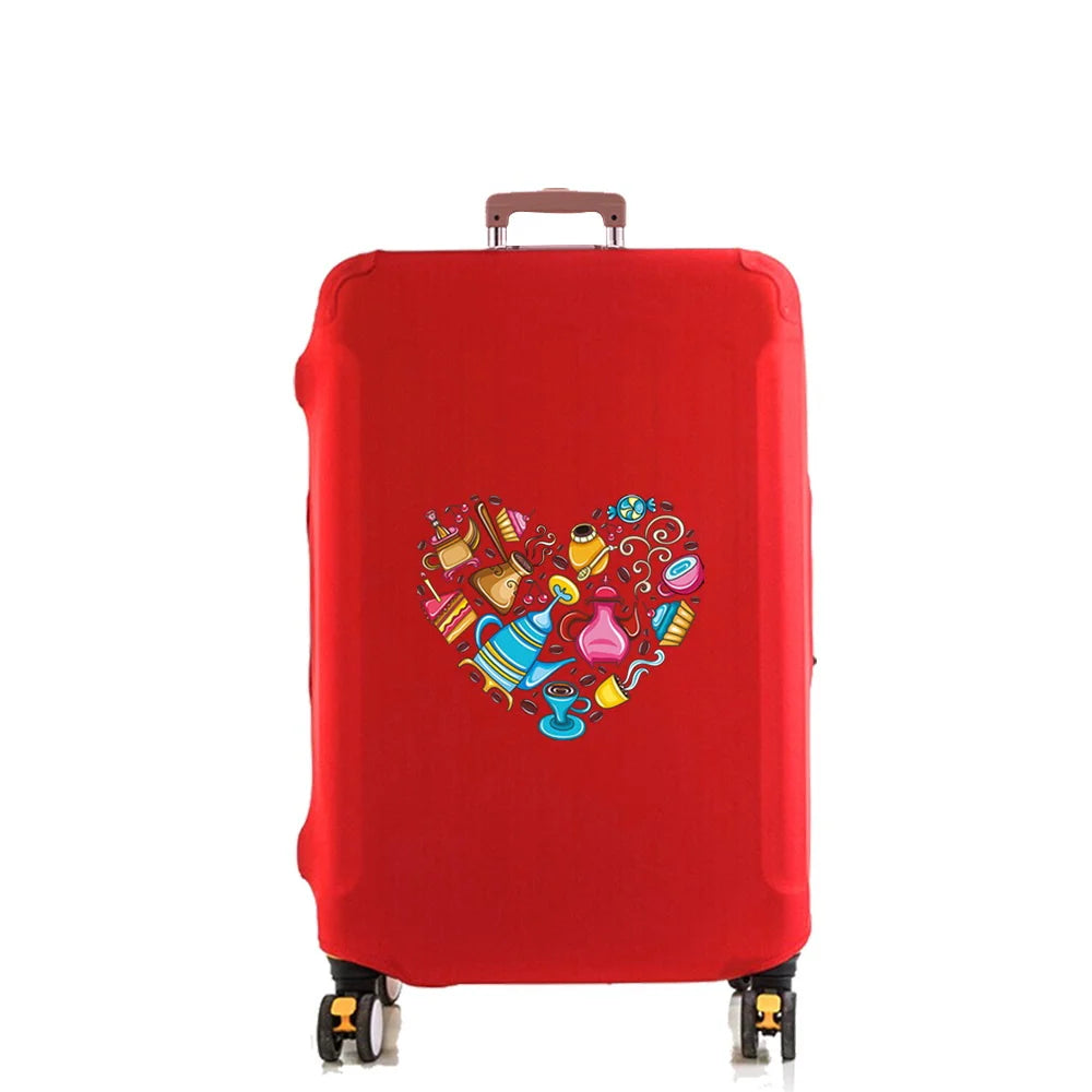 Tejesa Luggage Elastic Dust Cover/ 18-30 inch Suitcase Covers/ Baggage Protective Case printing Trolley cover