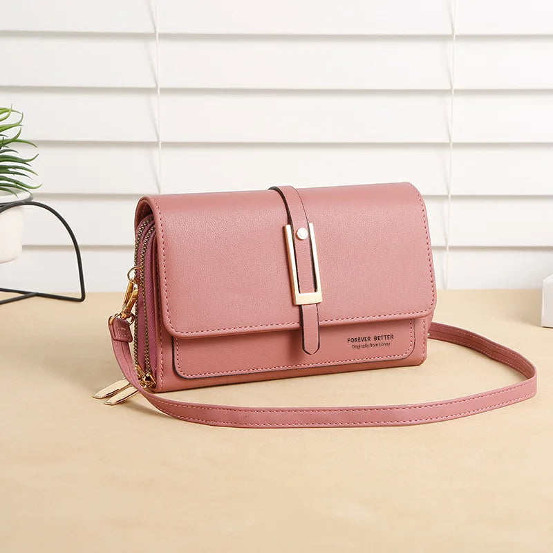 Multifunctional Women Wallet Crossbody Cell Phone Purse Shoulder Messenger Bag Ladies Coin Purse Card Holder Key Clutch Handbag