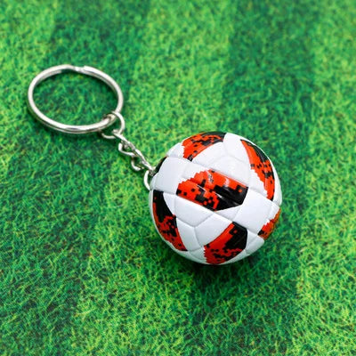 Creative Football keychain pendant souvenir fan small gift bag ball pendant key chains school activity gift keychain wholesale