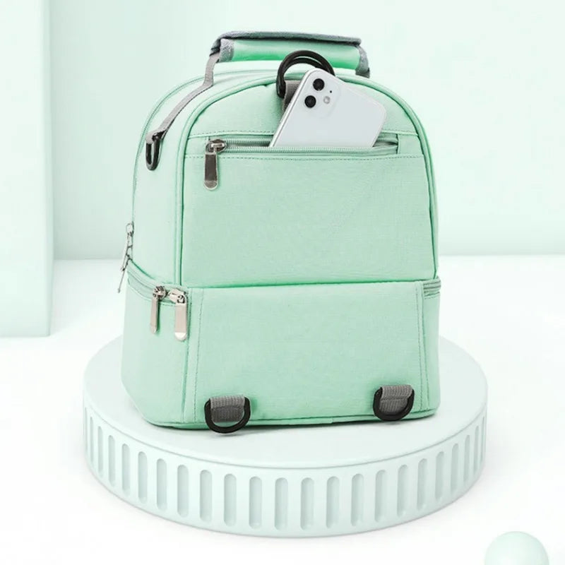 Hemasa Lunch Bag Food Thermal Box Waterproof Office Cooler Lunchbox with Shoulder Strap Insulated Case