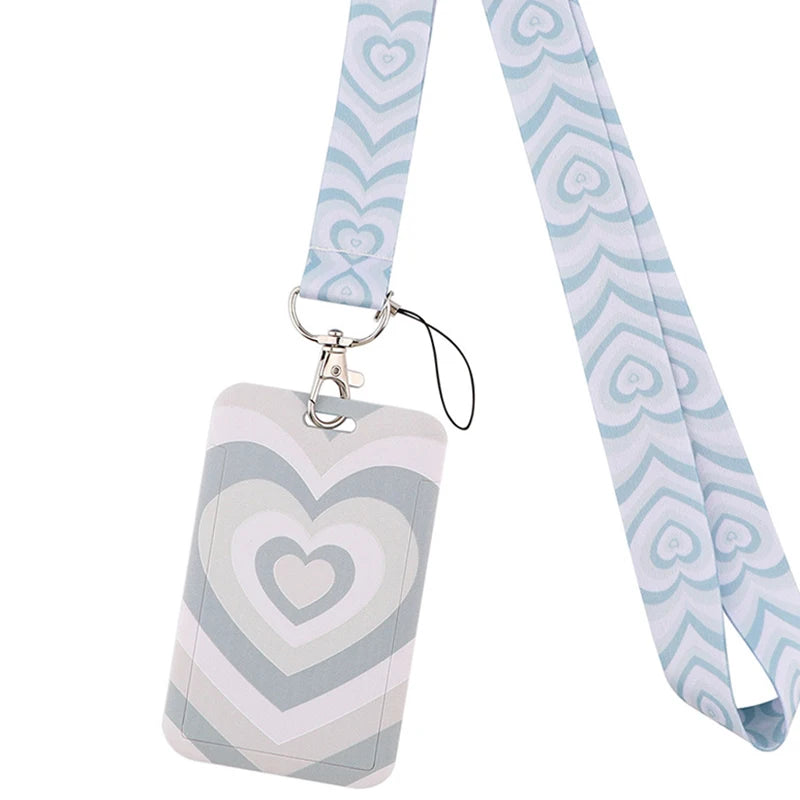 Tejesa Butterfly Lanyard Business Credit Card Holder Neck Strap Keychain Hang Rope ID Badge Holder Lariat Lasso