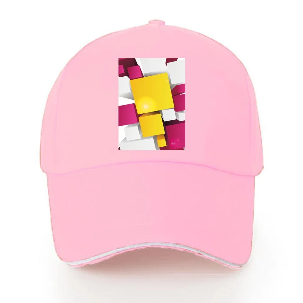 Baseball Caps Women Walking Visors Hat Autumn Outdoor Hats Unisex Adjustable Cotton Summer Sun Visors 3D Series Print Cap