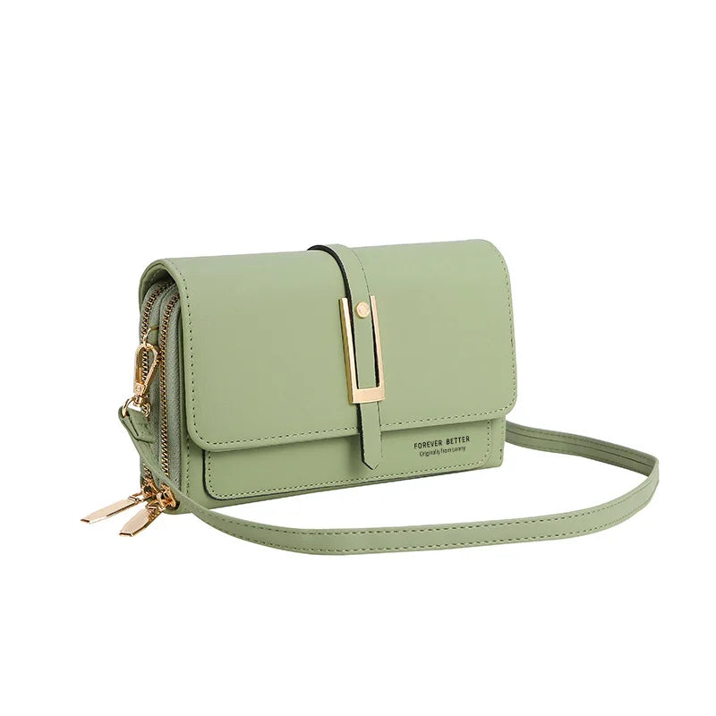 Multifunctional Women Wallet Crossbody Cell Phone Purse Shoulder Messenger Bag Ladies Coin Purse Card Holder Key Clutch Handbag