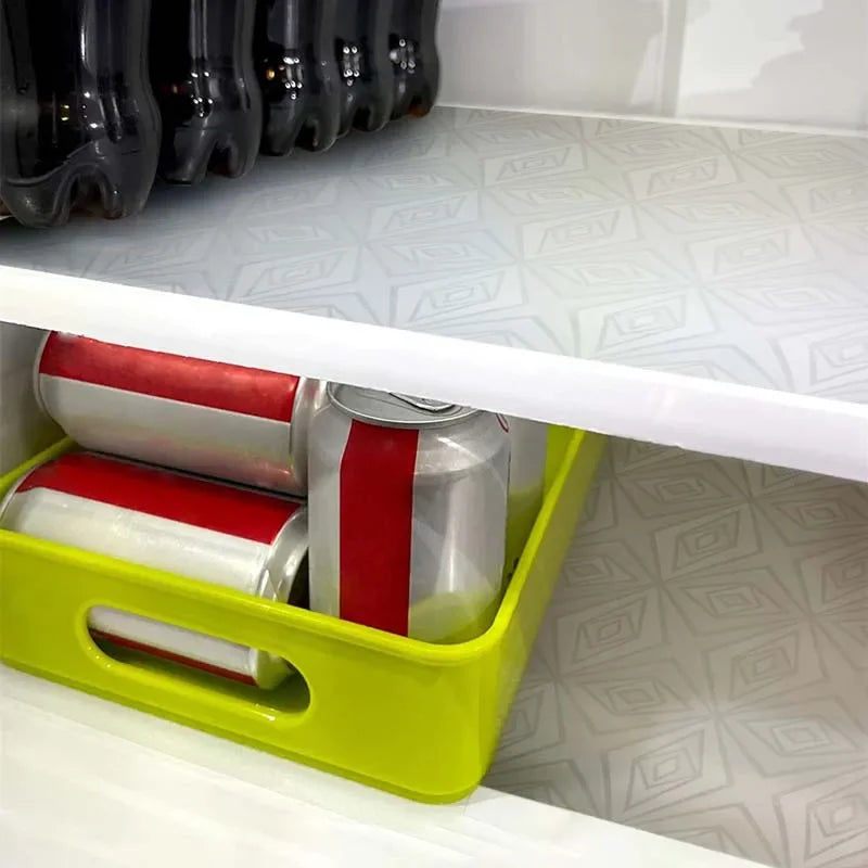 Tejesa 30x150cm Transparent Non-Slip Drawer & Shelf Liners Non Adhesive Cabinet Liner for Kitchen Cabinet Pantry Shelves Under Sink Mat