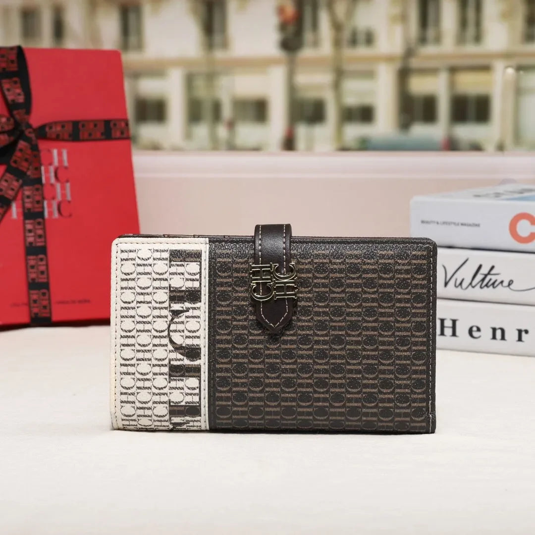 CH Luxury Brand Spring Fashion Women's Wallet Large Capacity Slot Coin 2025 High Quality Wallet Coin Wallet