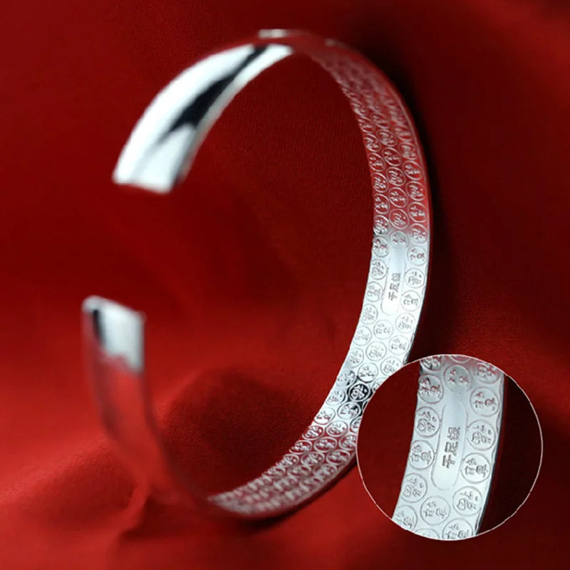 Fashion 925 Sterling Silver Phoenix Bangles For Women Bracelet Luxury Jewelry Accessories Wholesale  Items GaaBou