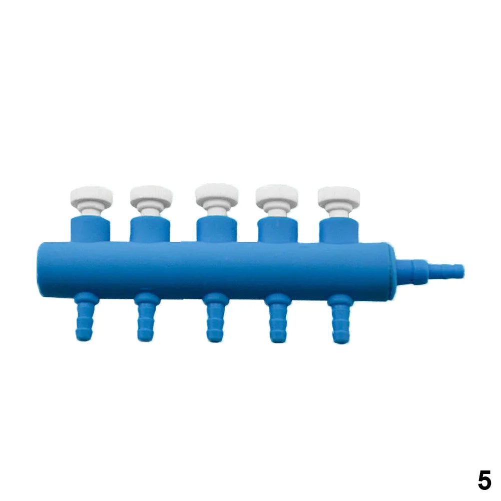 Tejesa Aquarium Air Pump Hose Splitter Air Distributor Adjustable Tracheal Shunt Single Hole Oxygen Booster Pump Adapter Accessories