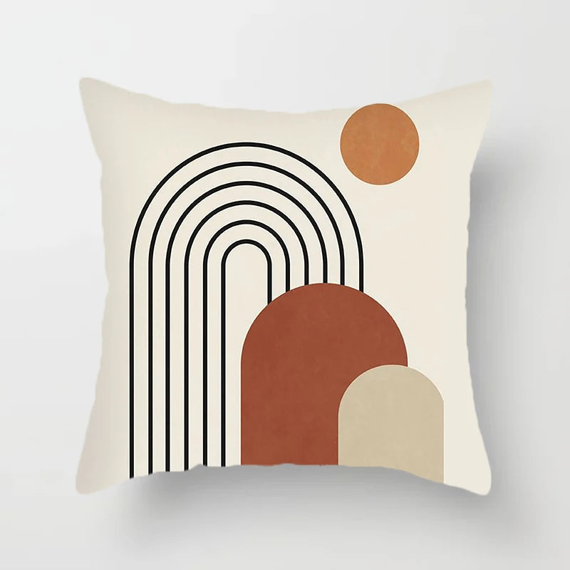 Hemasa Abstract Geometric Decorative Pillowcase Sofa Cushion Cover Soft Throw   Home Office Bedroom