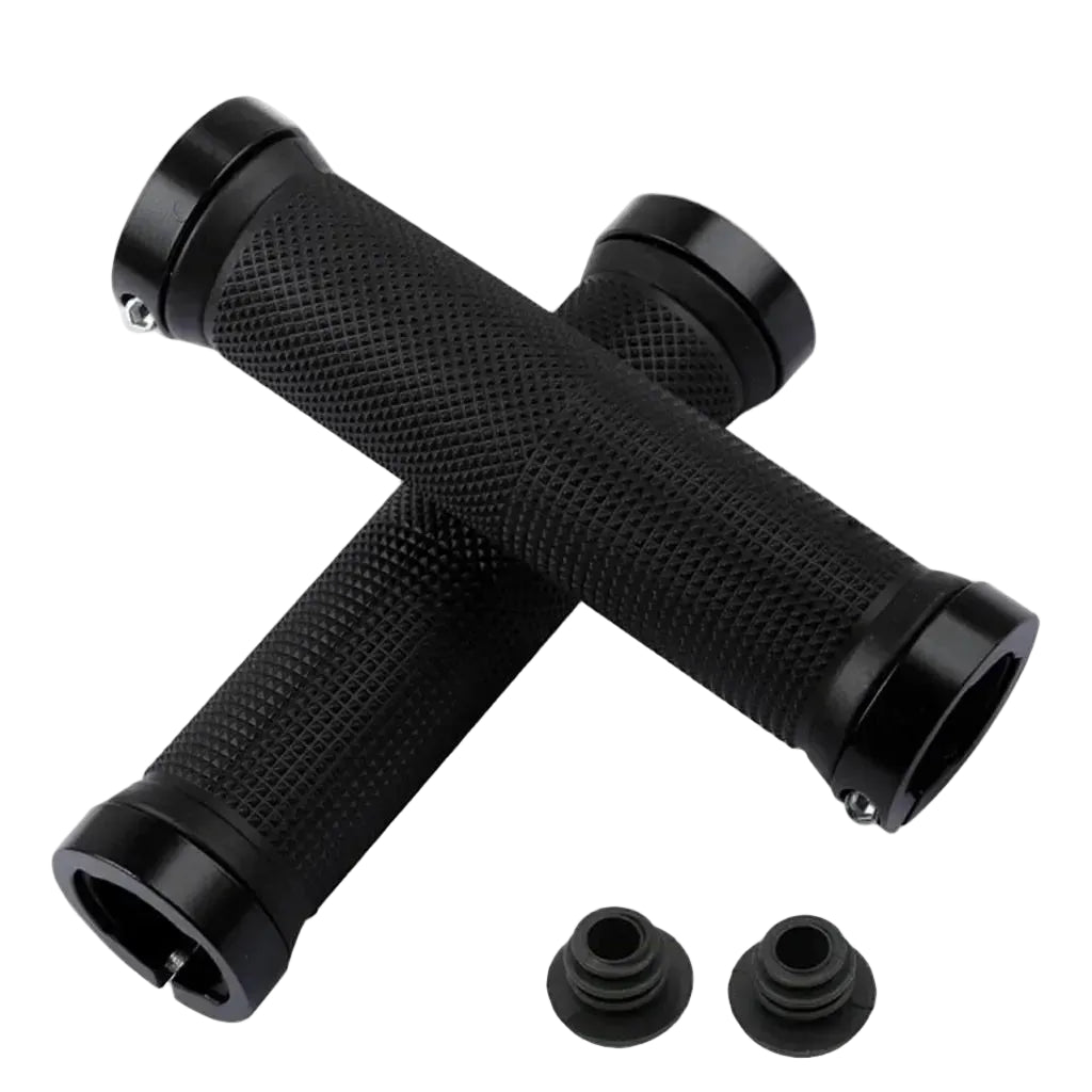Tejesa 1 pair MTB BMX Road Cycling Handlebar Grips Anti-Skid Rubber Bicycle Grips Mountain Bike Lock On Bicycle Handlebars End Grips