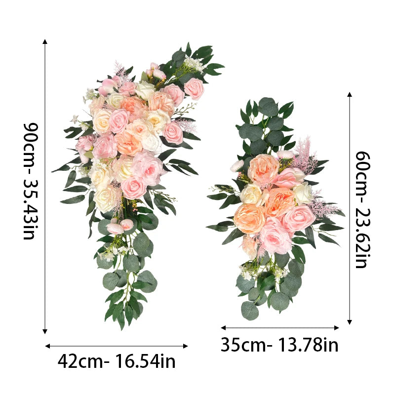 Tejesa Artificial Flower Arch for Home Decoration/Wedding/ Festival, Hotel and Auditorium