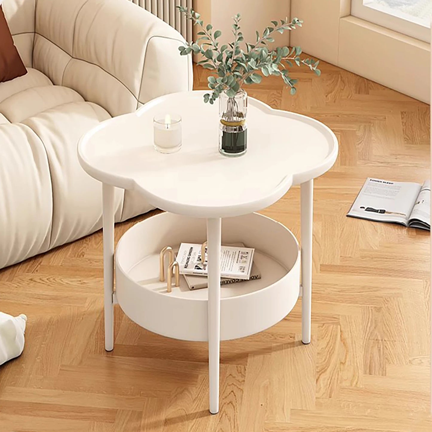 50*50cm Modern End Table Coffee&Tea Table Sofa Side Snack Table    