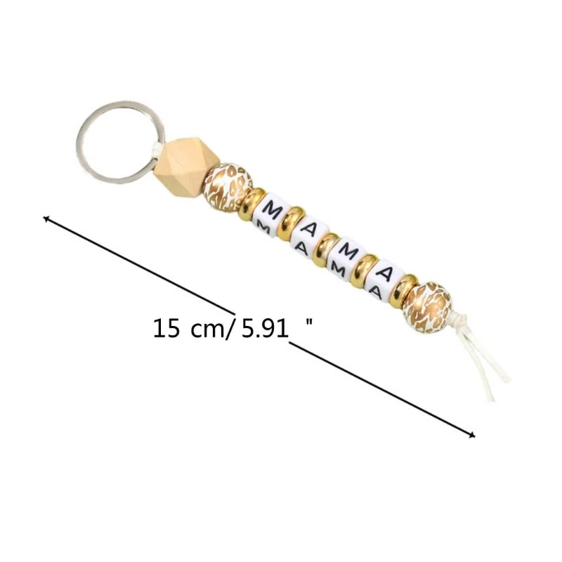 Hemasa  Keychain with Silicone Beads  Keyrings Hangings Decoration  for Bag /Purse