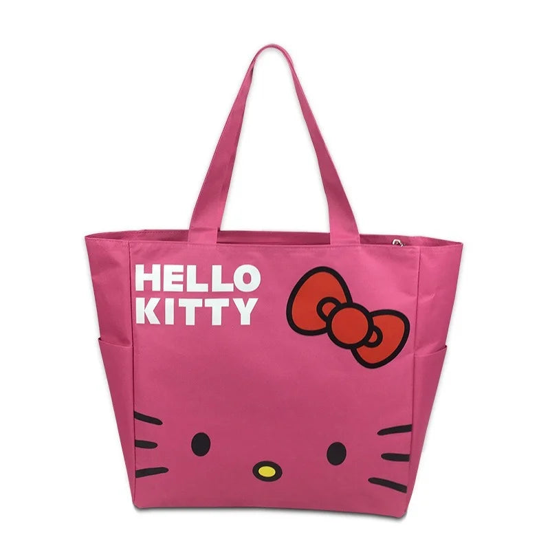 Hello Kitty Shoulder Bags My Melody Girls Wallet Designer Bag Purses and Handbags for Women Cute Pocket Books Lunch Storage Bag