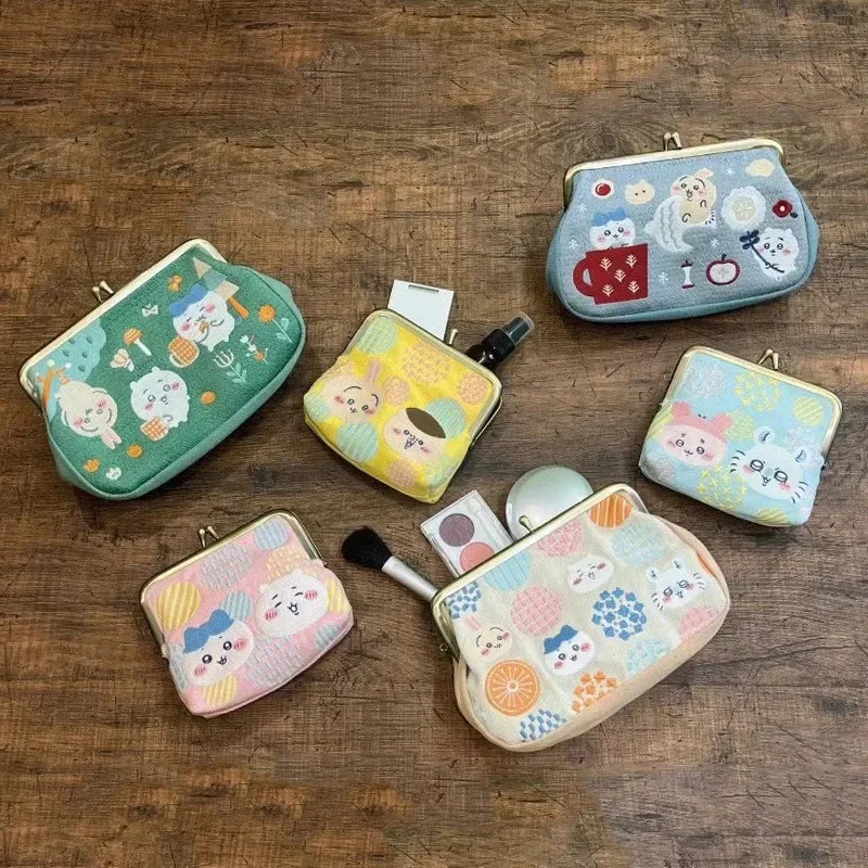 Tejesa Embroidery Cartoon Cute  Portable Makeup Bag Girl Gift