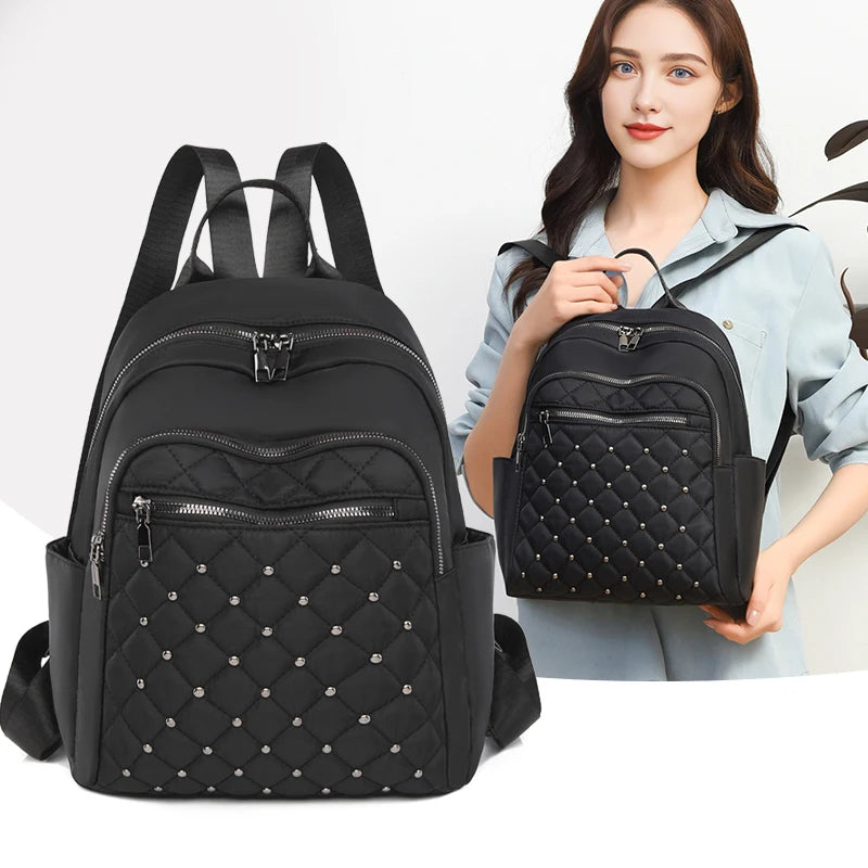 Tejesa Multi Pocket Backpack Revit Design Girls Shopping Backpack