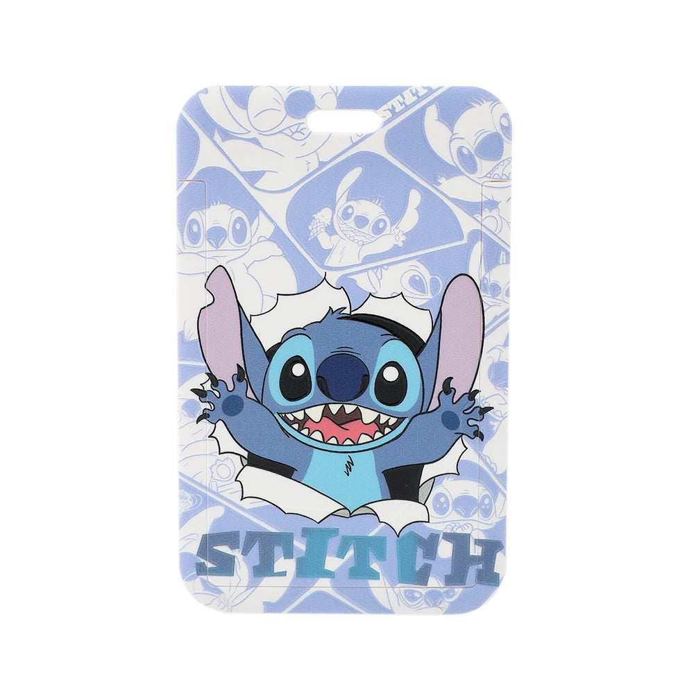 Lilo Stitch Cute Couples Lanyard For Keys Chain Credit Card Cover Pass Mobile Phone Charm Straps ID Badge Holder Key Accessories