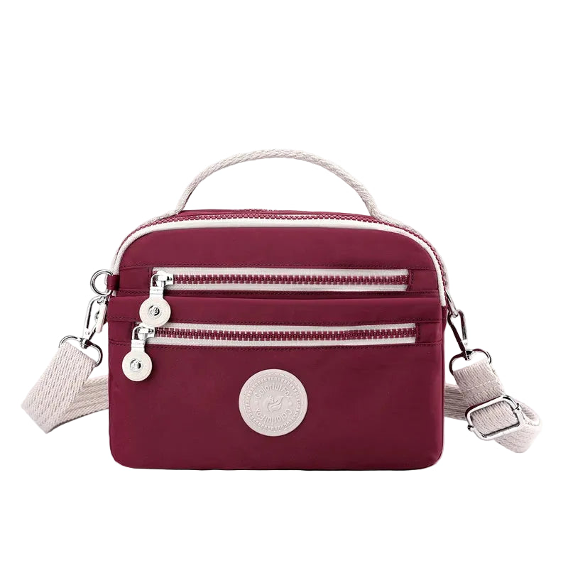 Tejesa  Double Layers Women Small Handbag  / Female Shoulder Bag Multi pockets Gilrs Shopping Messenger Bag