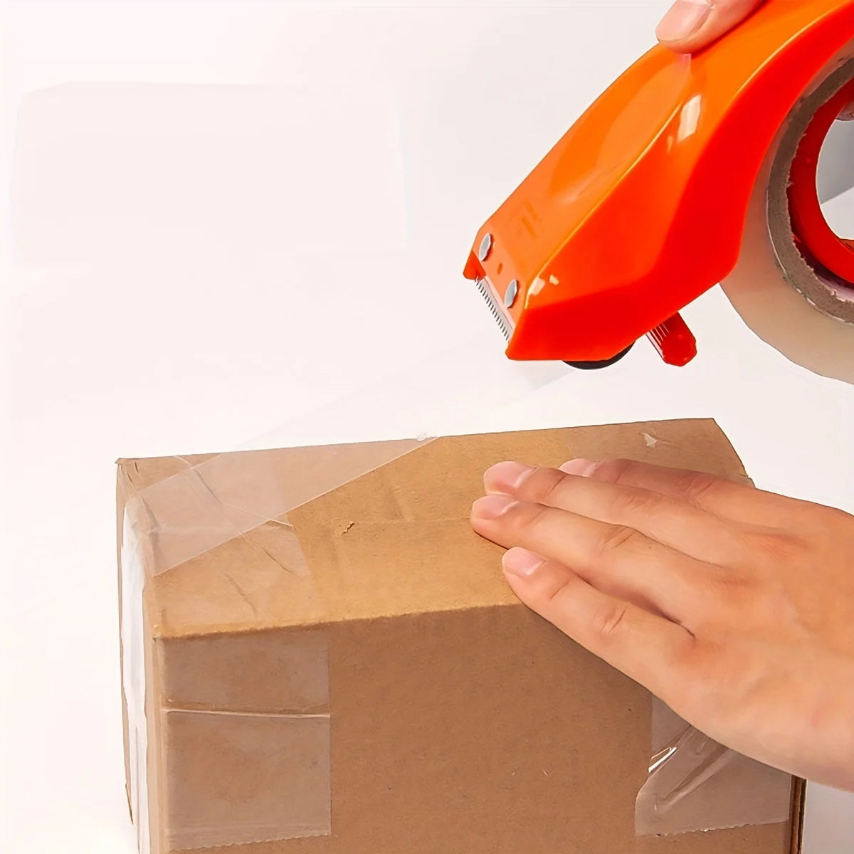 Plastic Sealing Packer Tape Dispenser Packaging Parcel 50mm Width Roller Tape Cutter Sealing Tape Holder Manual Packing Machine