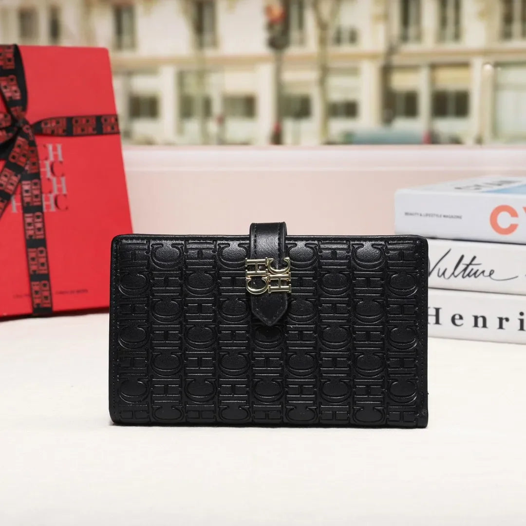 CH Luxury Brand Spring Fashion Women's Wallet Large Capacity Slot Coin 2025 High Quality Wallet Coin Wallet