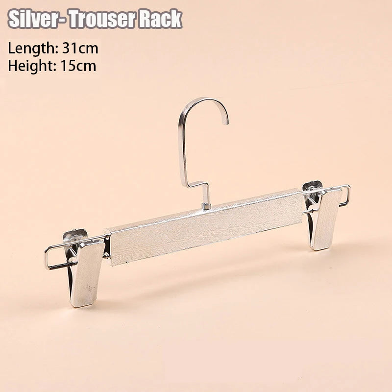 5PCS Gold Non-Slip Clothes Hanger,Adult Suit Hangers with 3CM Wide Shoulder,Closet Storage Rack for Coat T-Shirts Sweater Pants