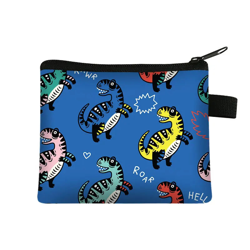 Tejesa Animal Theme Coin Purse /Children's Mini Zero Wallet Zipper Storage Pocket Bag Card Holder Kids Gift