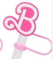 Accessories for Stanley Cup 7-8mm Pink Barbie Straw Sleeve Cup for Tumbling Cups Chrietmas Gift