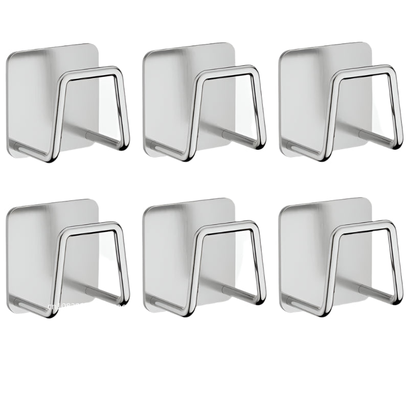 Hemasa  1/3/6pcs Stainless Steel Sink Sponge Rack For Sponge Steel Wire Ball Draining Paste The Inner Wall Of The Sink Kitchen Supplies