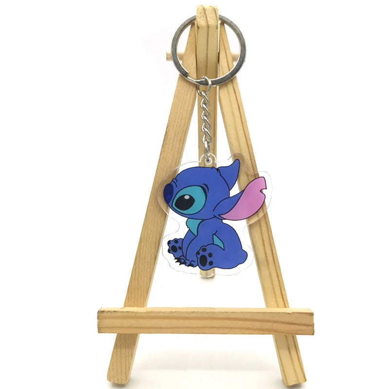Disney Stitch Lanyard Badge Holder ID Card Lanyards Mobile Phone Rope Key Lanyard Neck Straps Keychain Key Ring