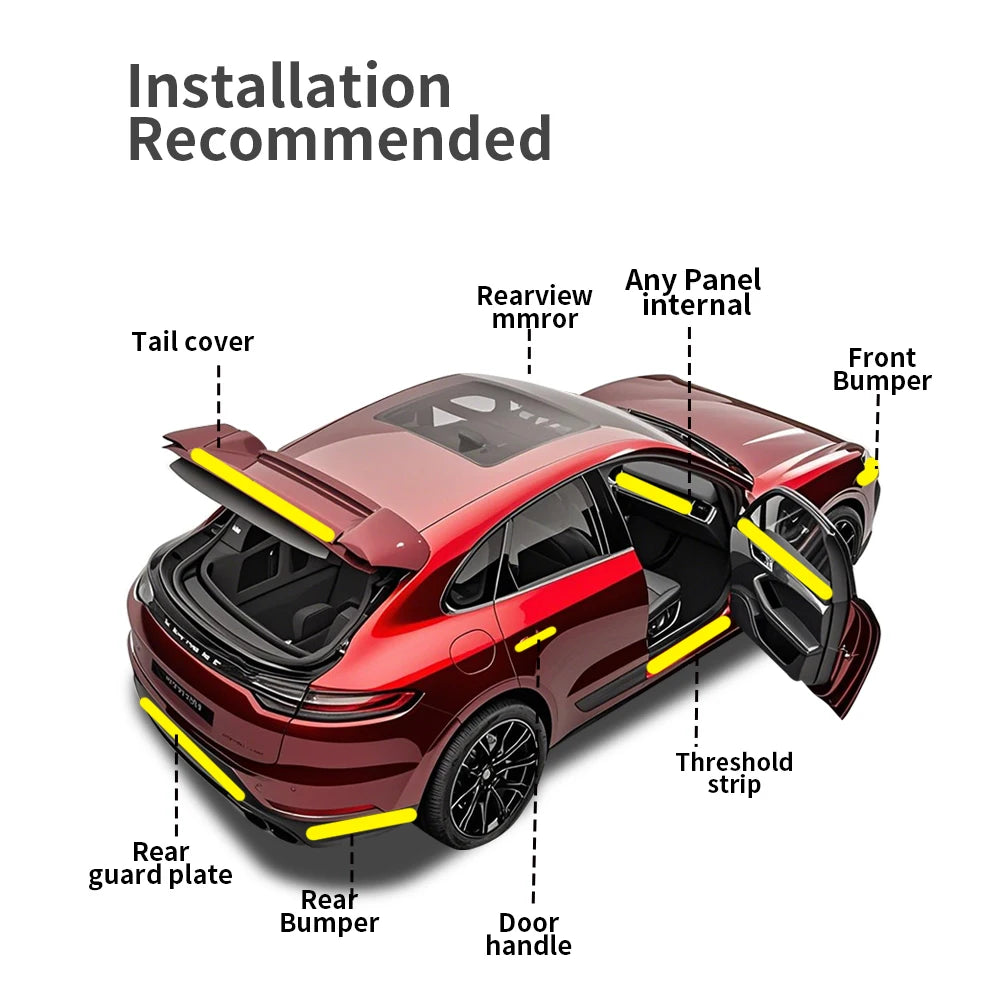Car Sticker Vinyl Wrap Air Release Car Body Films Waterproof Self-Adhesive Vinyl for Bike Car Modification Motorcycle Stickers