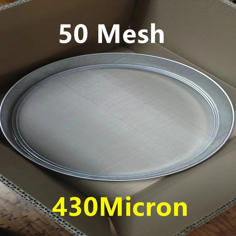 Hemasa 4-500M Round Stainless Steel Shakers Kitchen Flour Powder Filter Screen Soil Strainer