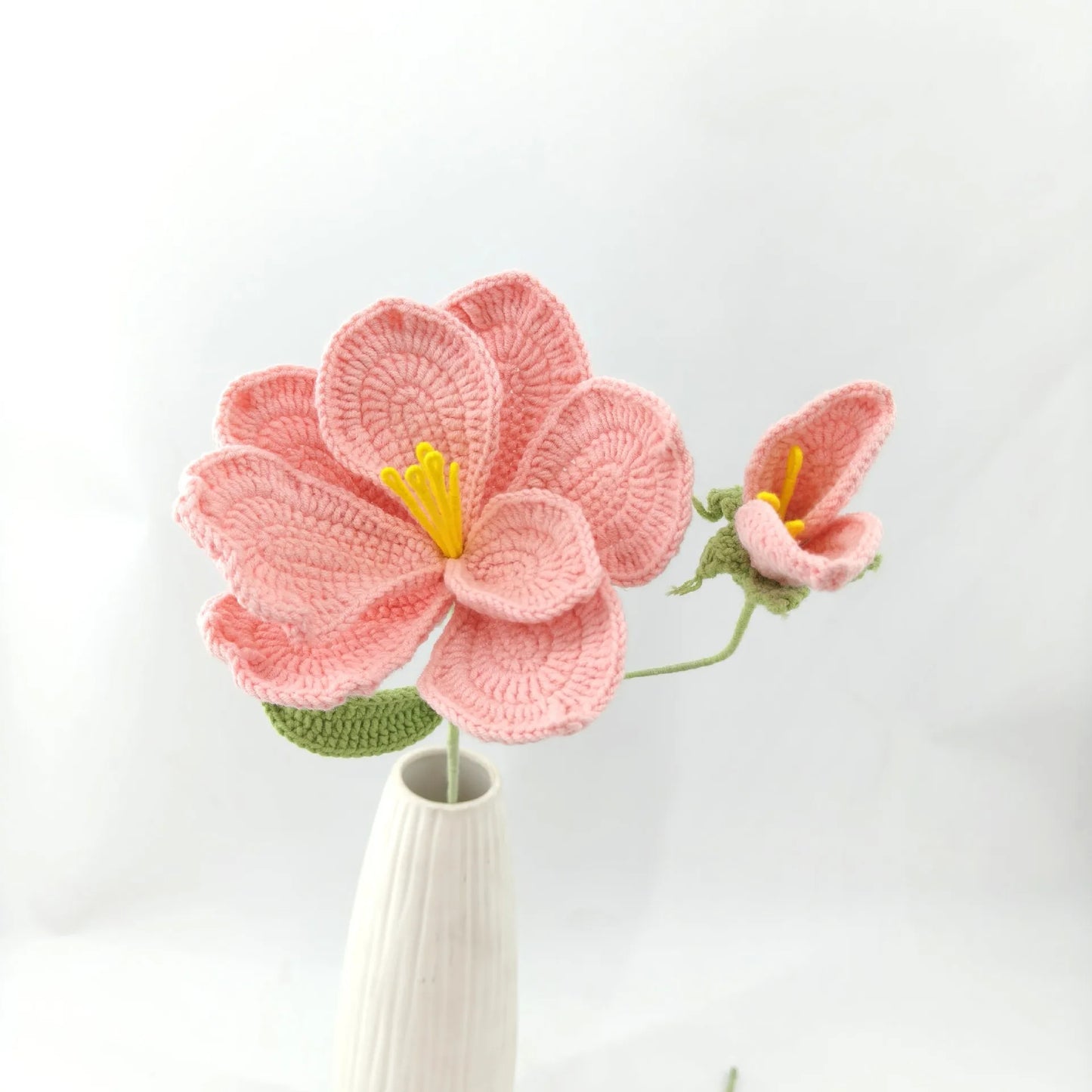 Creative Handwoven Bouquet Crochet Flowers Cute Knitted Bouquet Room Decor Gift