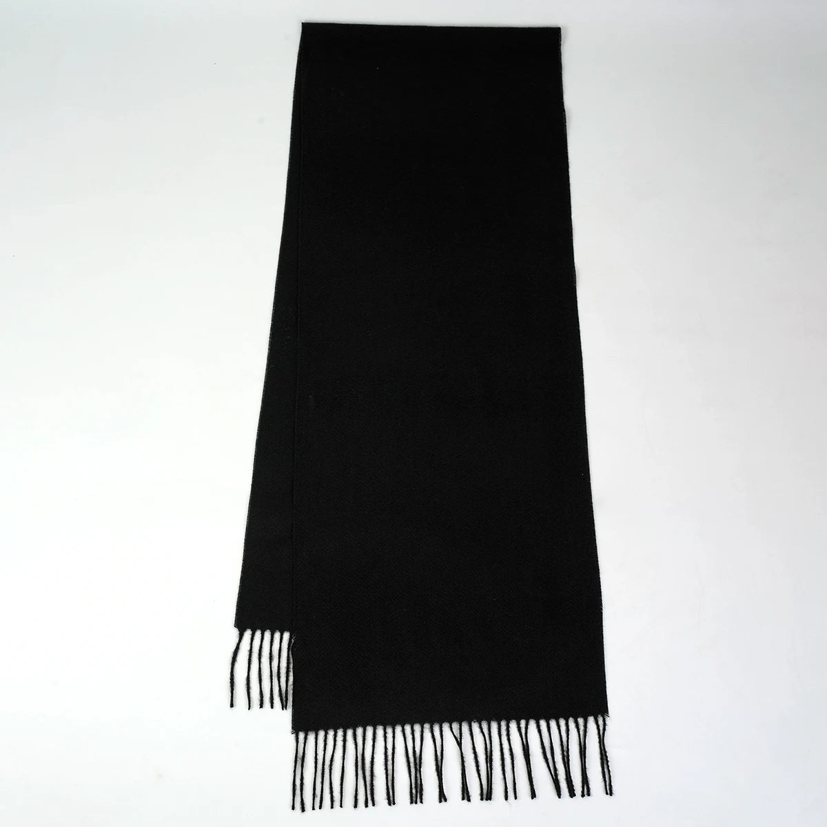 A men's solid color imitation cashmere scarf, warm and soft long scarf shawl, winter fashion scarf