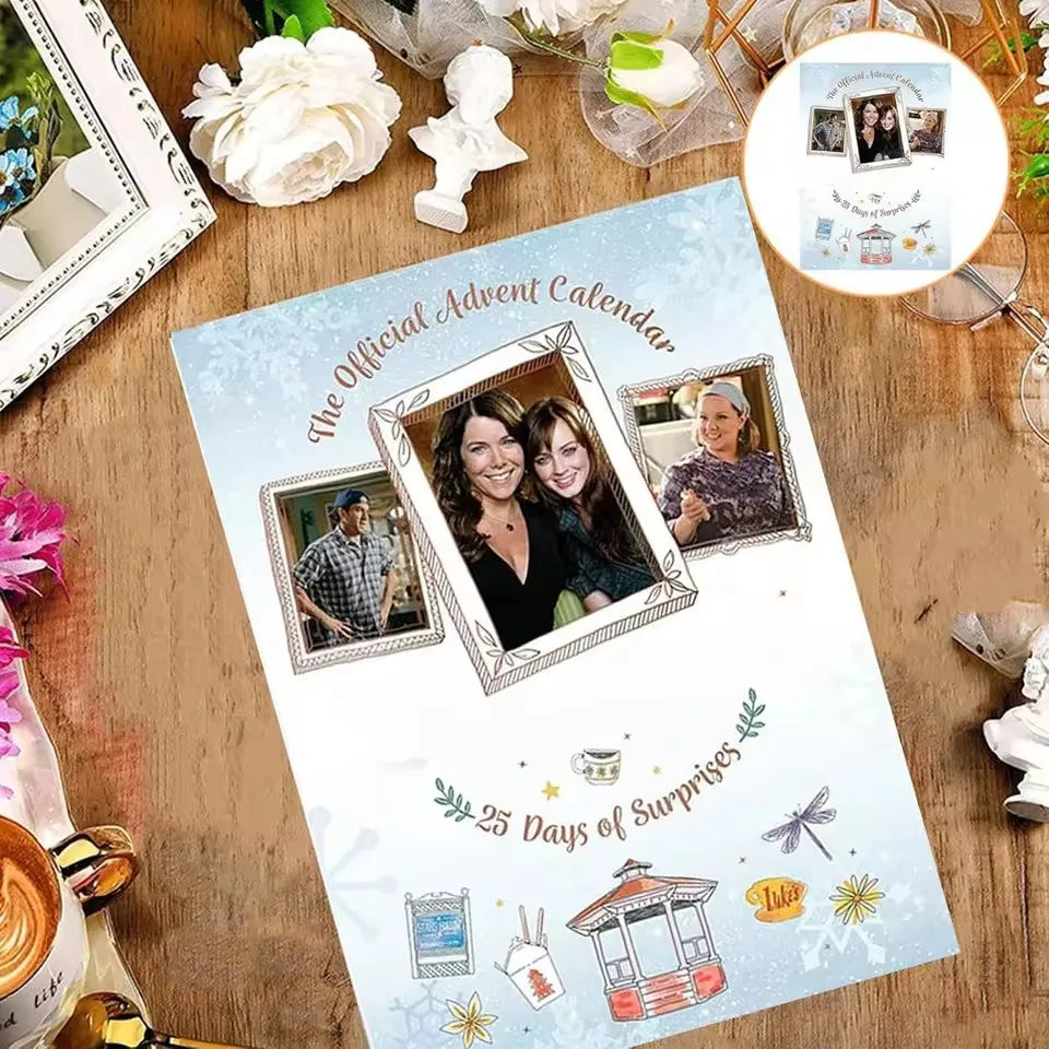 Christmas Advent Calendar 2025 Christmas Gilmore Girls The Official Advent Calendar Decoration Calendar Surprise Christmas Gifts