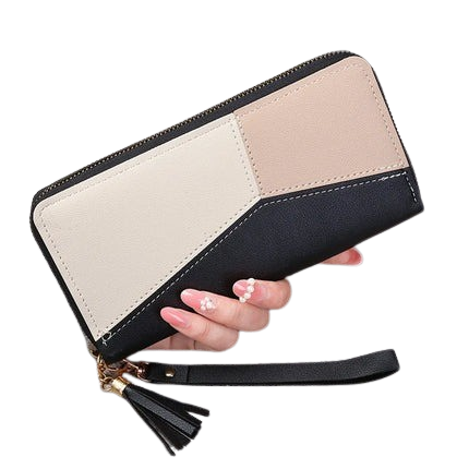 Heamsa  Zipper Wallet   Long Purse/ Handbags Coin Purse /Cards Holder