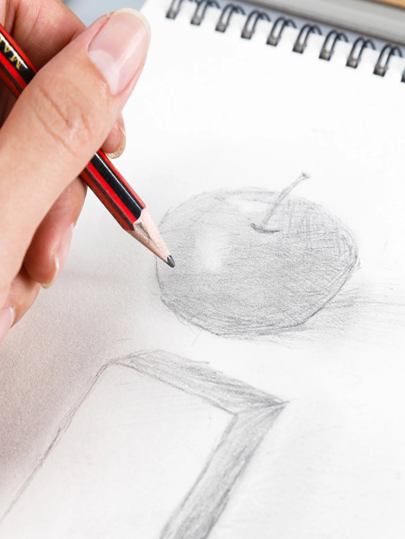 Bview Art 5.8" x 4.13" Top Spiral Bound Sketch Book Pad Acid Free Painting Writing Paper for Kids Adults Beginners