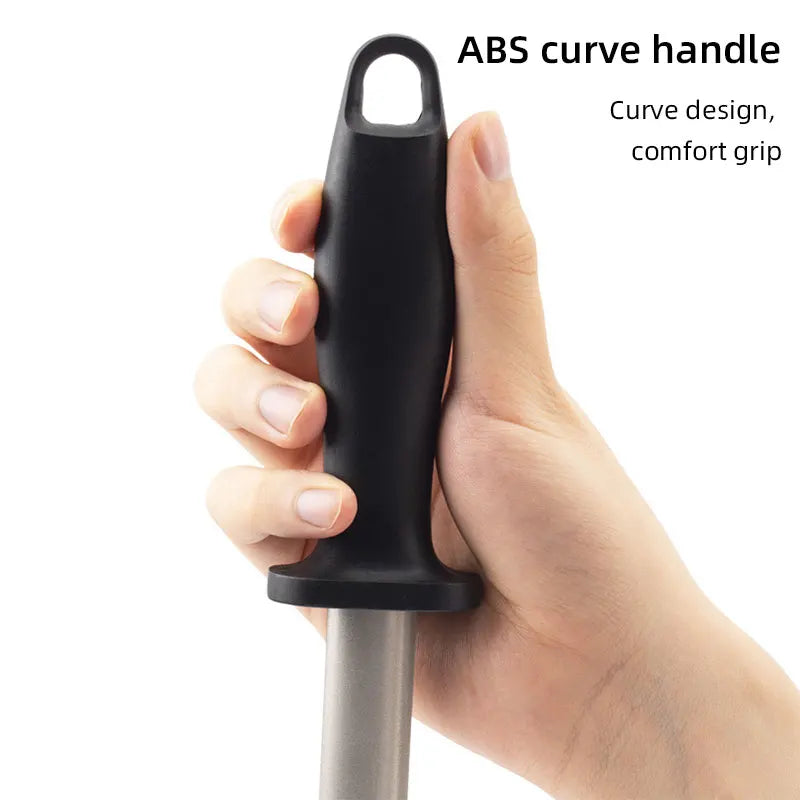 8/12 Inch Diamond Steel Stick Rod Knife Sharpener Honing Steel Knife Sharpening Rod Durable Sharpening Stone For Kitchen Gadgets