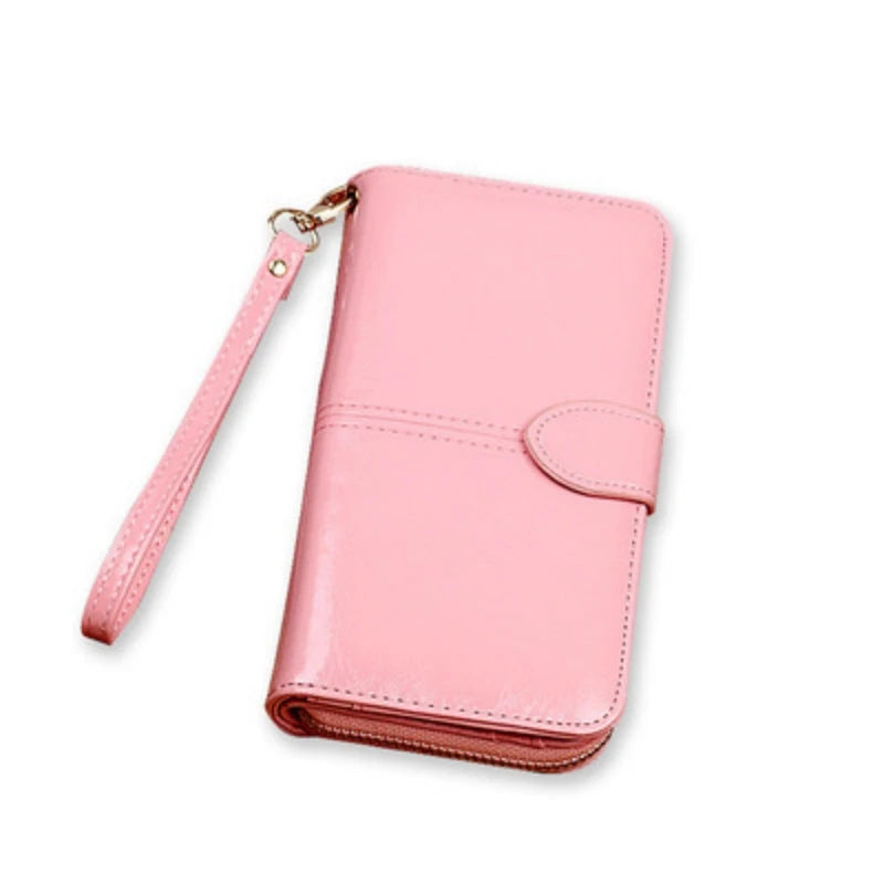 Pu Leather Women Wallets Women Purses Fashion Long Zipper Women's leather Money Coin Holder Female Purse Female Purse Zipper