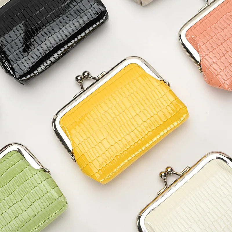 Hemasa  Women Short Wallet Ladies PU Vintage Coin Purse Zipper Large Capacity Multi Card Pocket Money Clip Mini Wallet