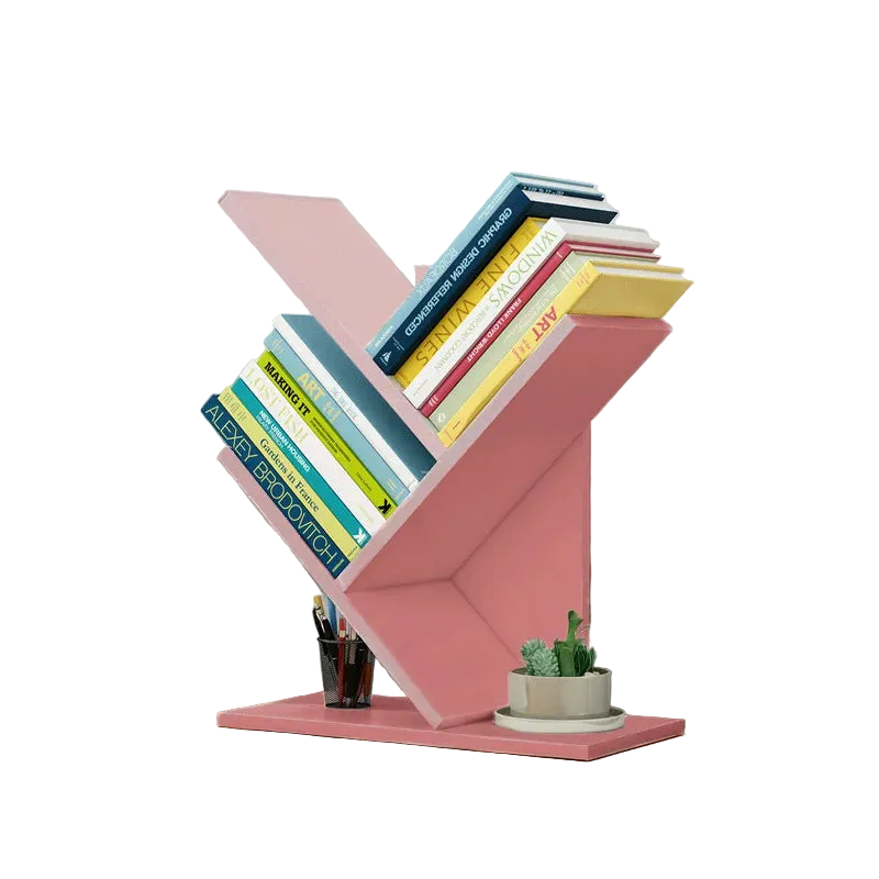 Tejesa Multi Layered Desktop Bookshelf /Wooden Desktop Storage Rack/ Multi-layered book shelf