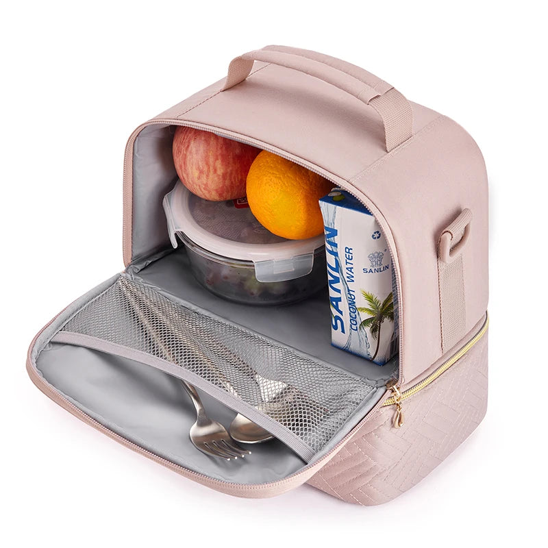 Hemas aThermal Lunch Bag for Women/ Cooler Bags for School Picnic Food Insulated Case Durable Waterproof Lunch Box