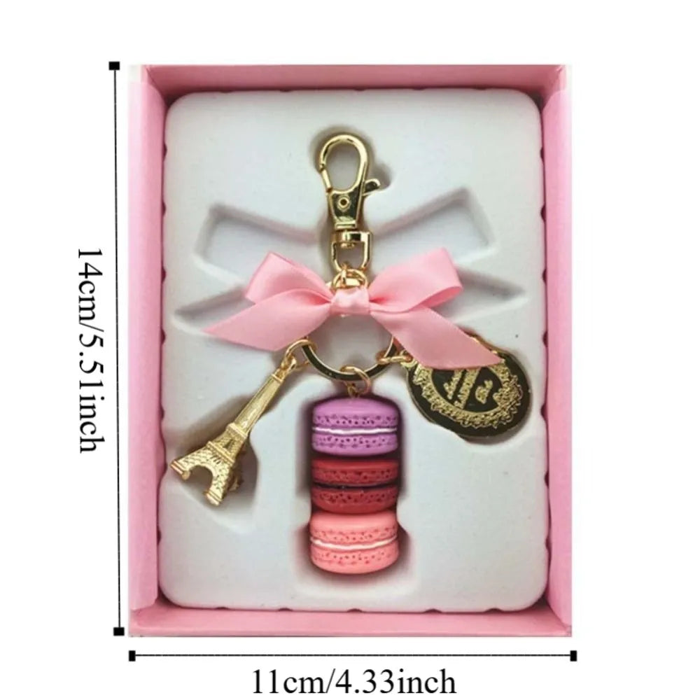 Hemasa Macaron Eiffel Tower pen key ring