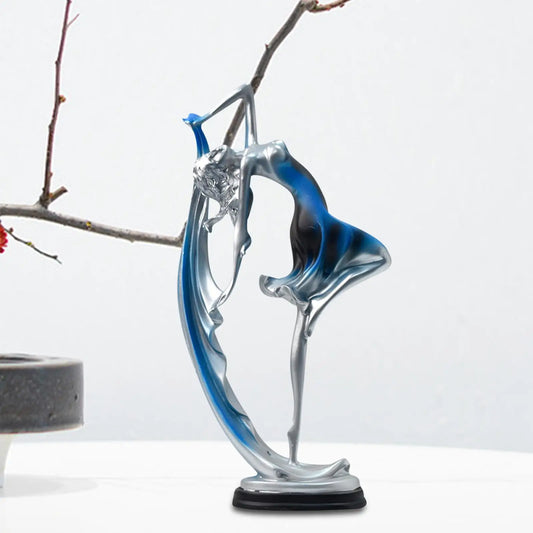 Ballet Dancing Sculpture Sculpture Desk Ornament for Tv Cabinet Desk