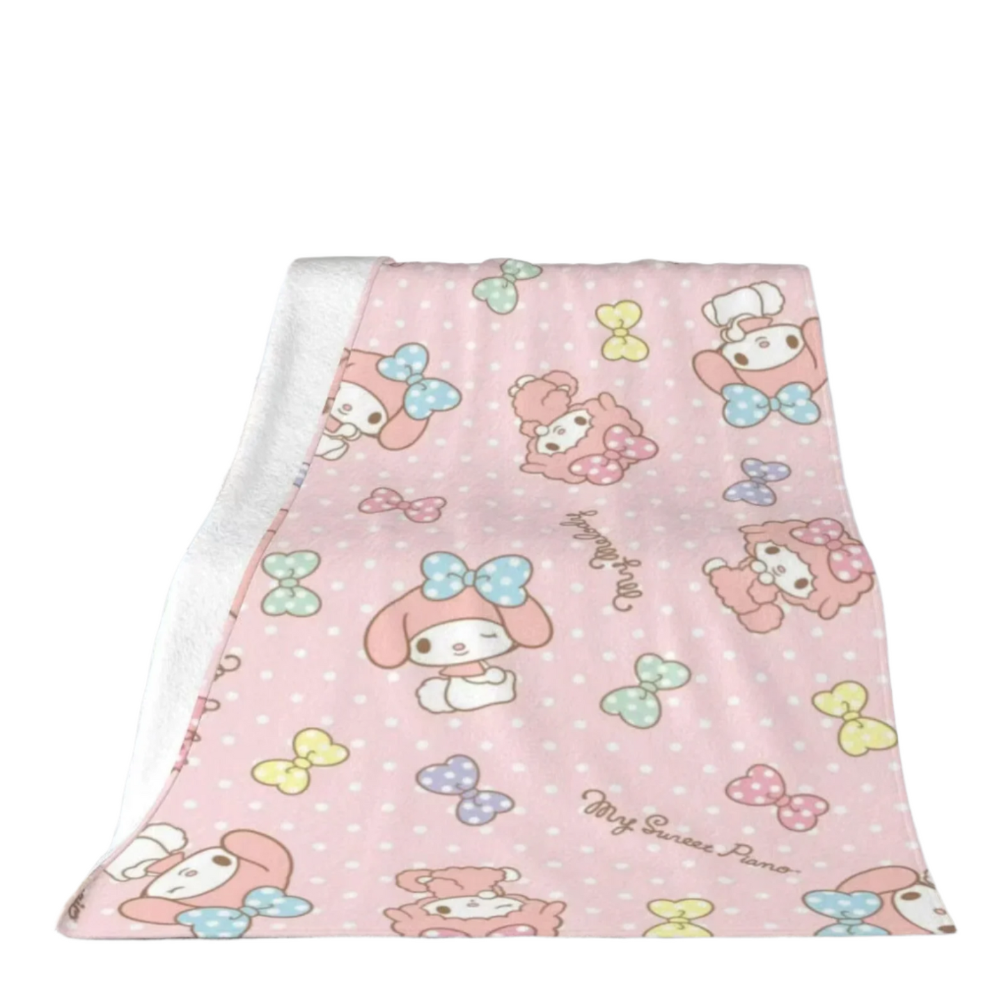 Hemasa Flannel Blanket Cute Nap Blanket/ Multifunctional Sofa Air Conditioning Gift Blanket